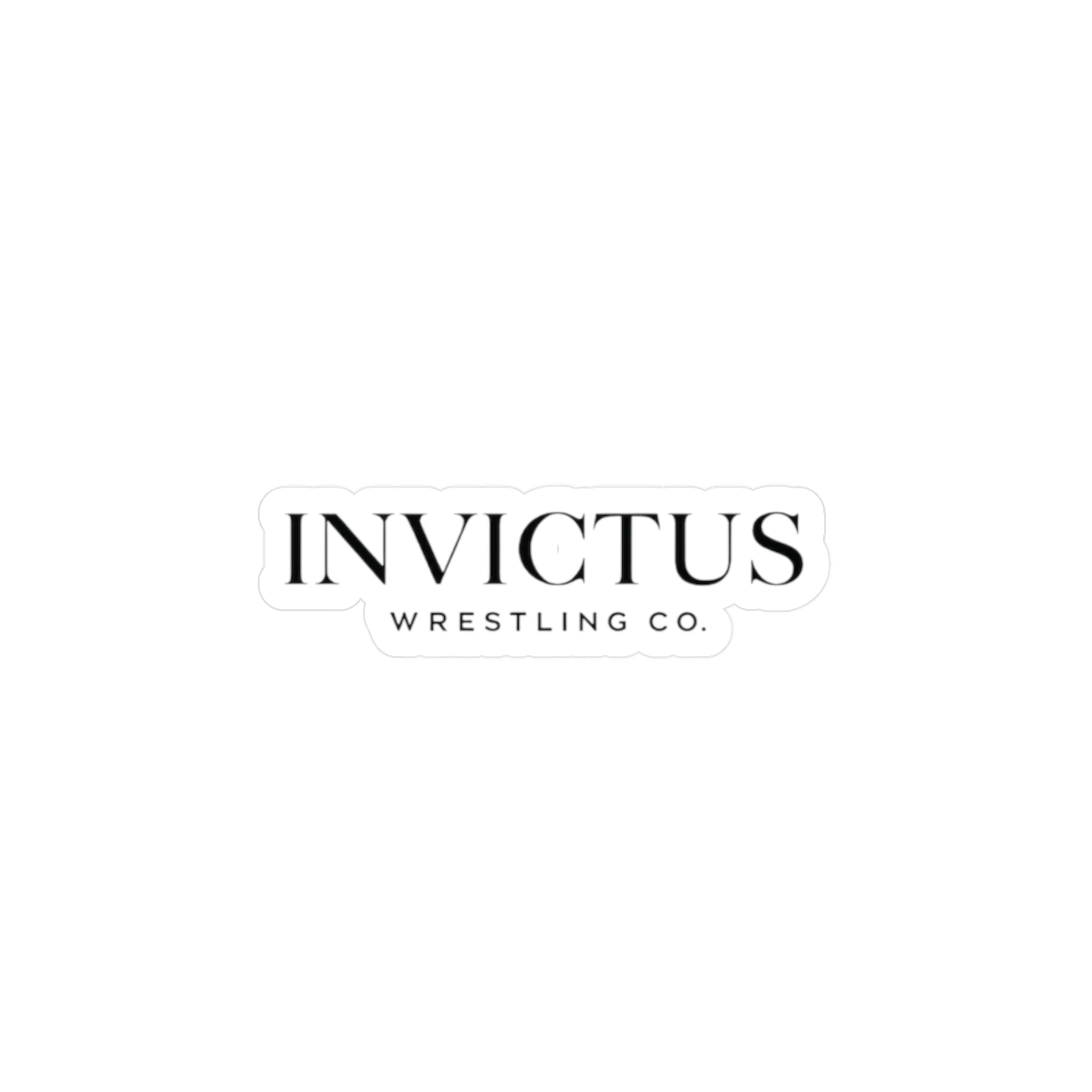 Invictus Wrestling Co. Vinyl Decal